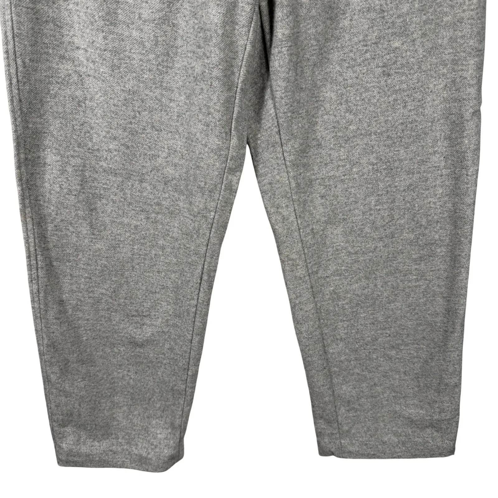 Wilfred Aritzia Pants 4 Wool Cashmere Tie Waist Gray High Rise Cropped Ankle - Image 3