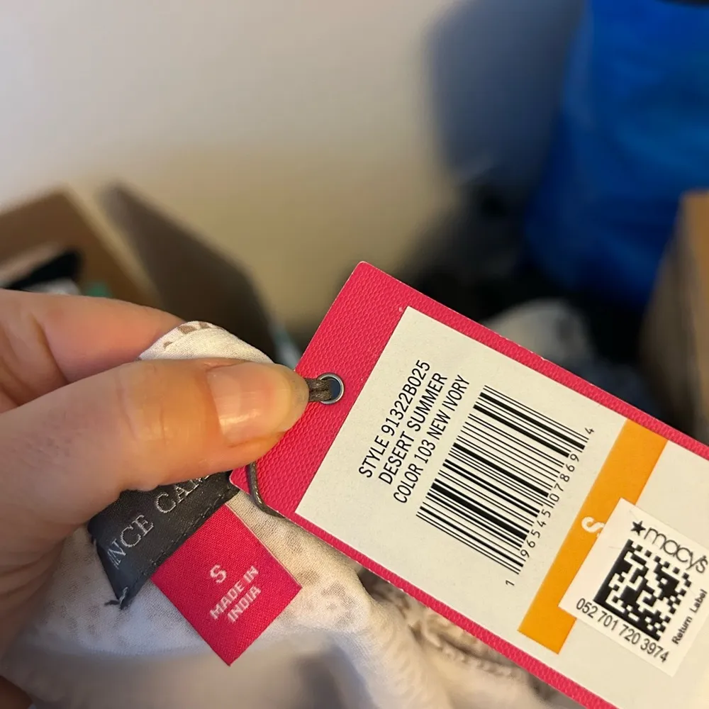 Nwt Vince Camuto Desert Summer Animal Print Blouse - Image 5