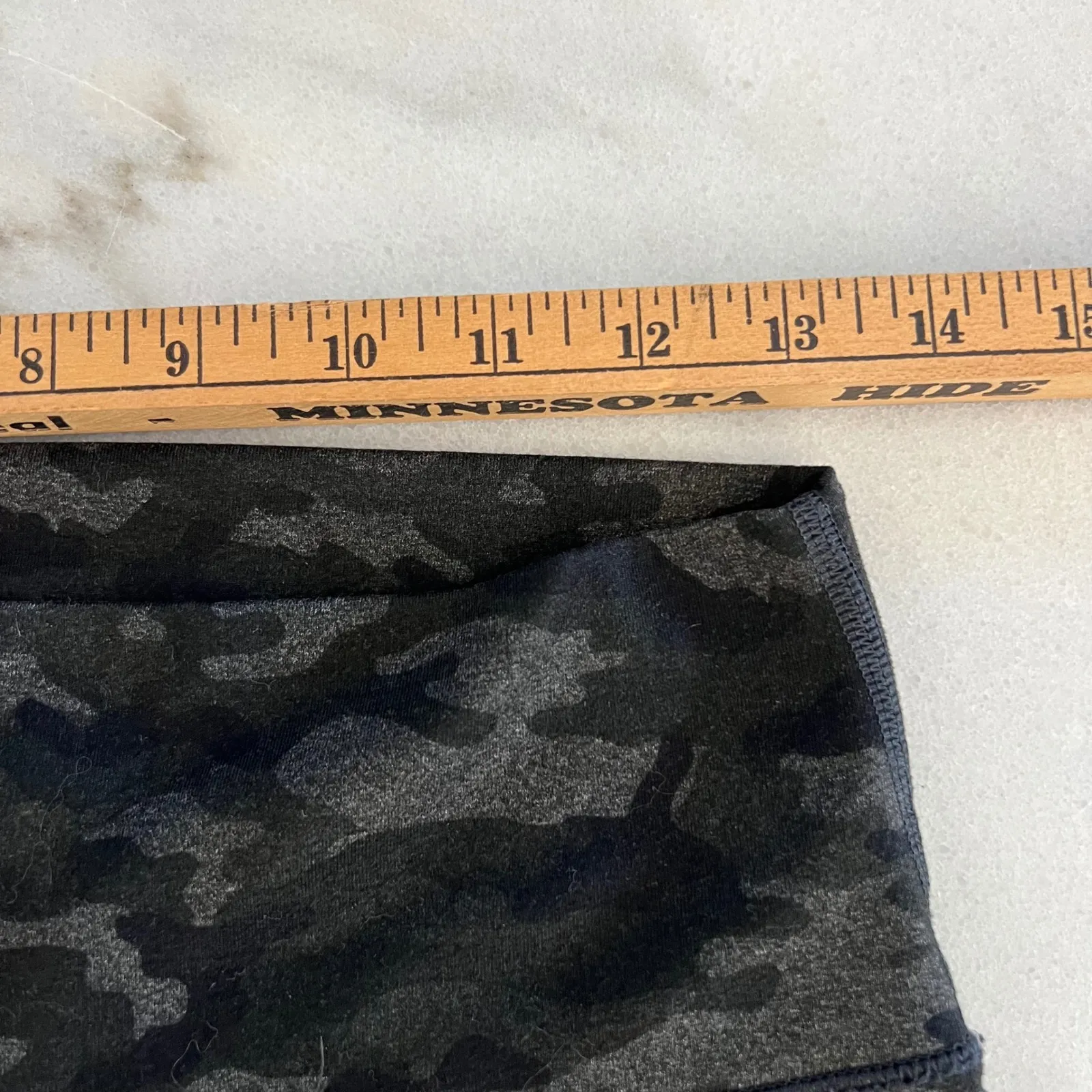 Fabletics Powerhold  Camo High Waisted 7/8 Leggings Women Black Grey Activewear - Image 3