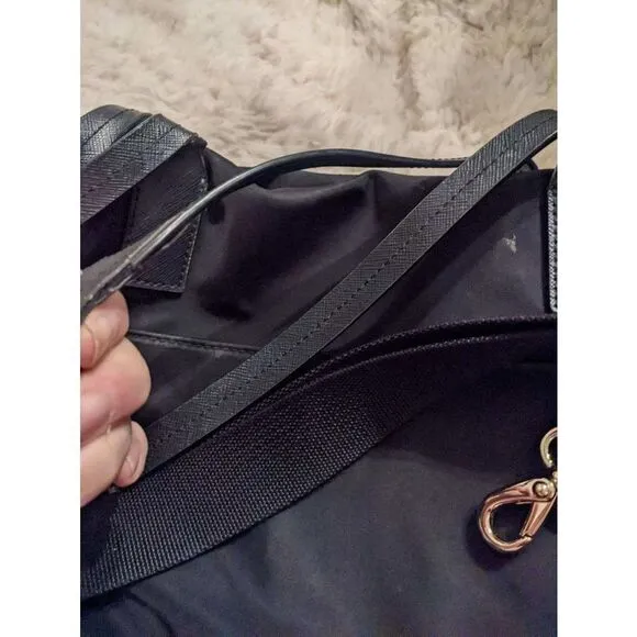 KATE SPADE Classic Black Nylon DIAPER BAG New York - Image 2