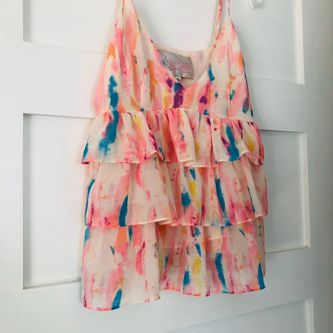 Rory Beca Pastel Spaghetti Strap Top - Image 7