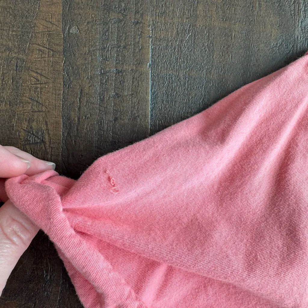 Topshop Coral Embroidered Short Sleeve Tee - Image 3