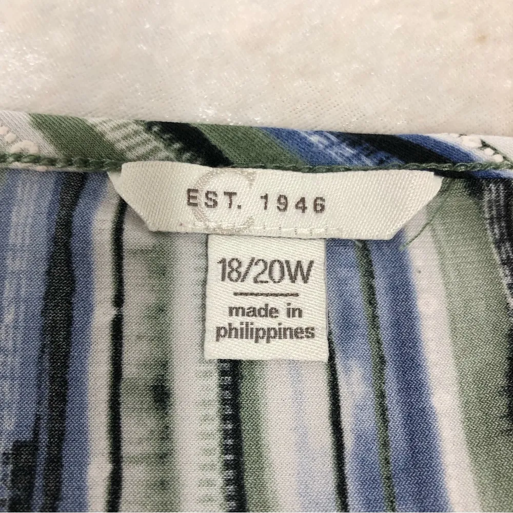 Est 1946 womens blouse 18/20w cold shoulder tunic top - Image 3