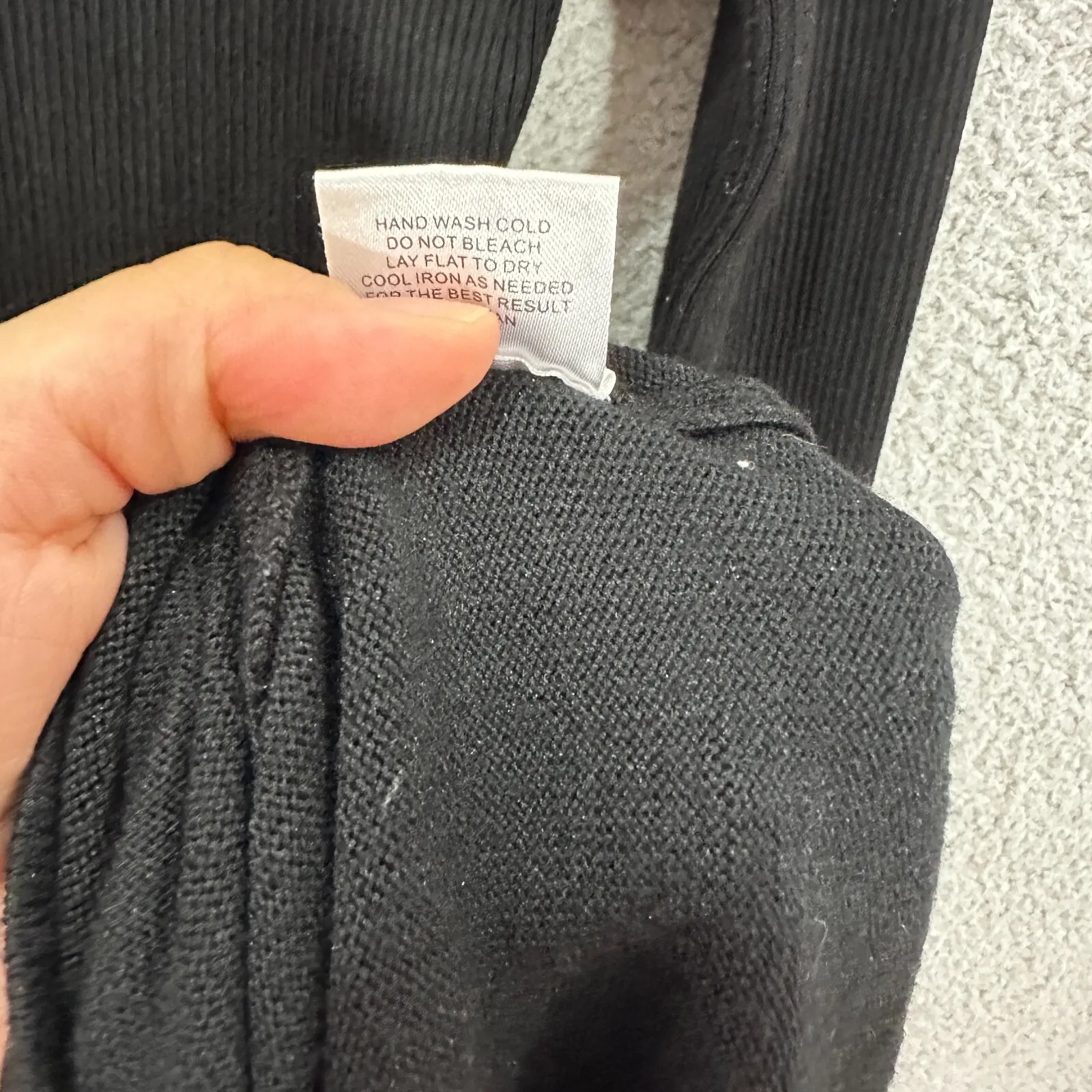 Romeo + Juliet Couture Knit Dress Large Black Mini Whimsigoth Edgy Office Siren - Image 8