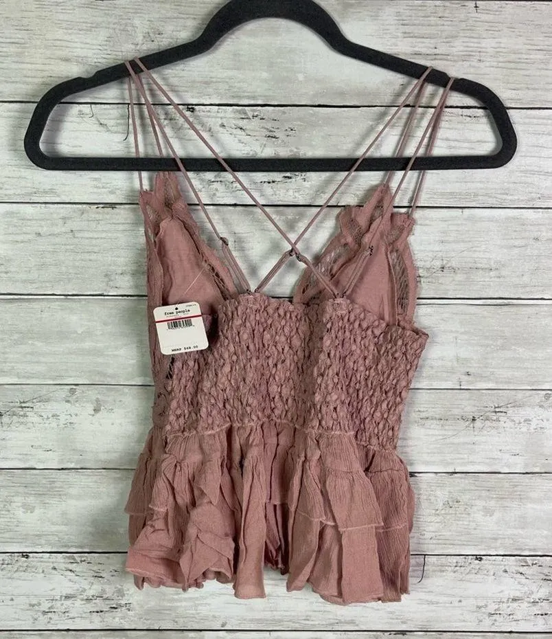 Free People Women’s Adella Camisole Mauve Size XS - Image 6