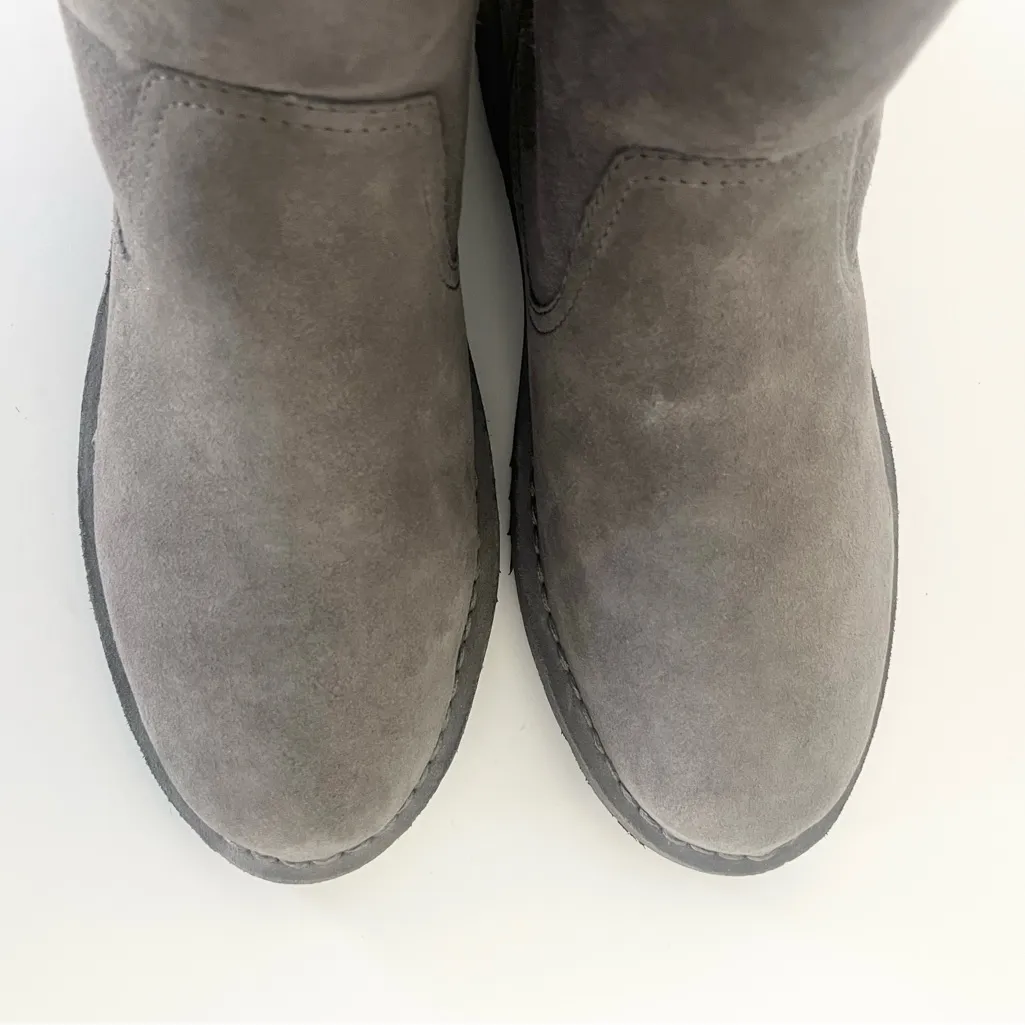 UGG Naiyah Suede fur lined Ankle Boots grey 9 - Image 6