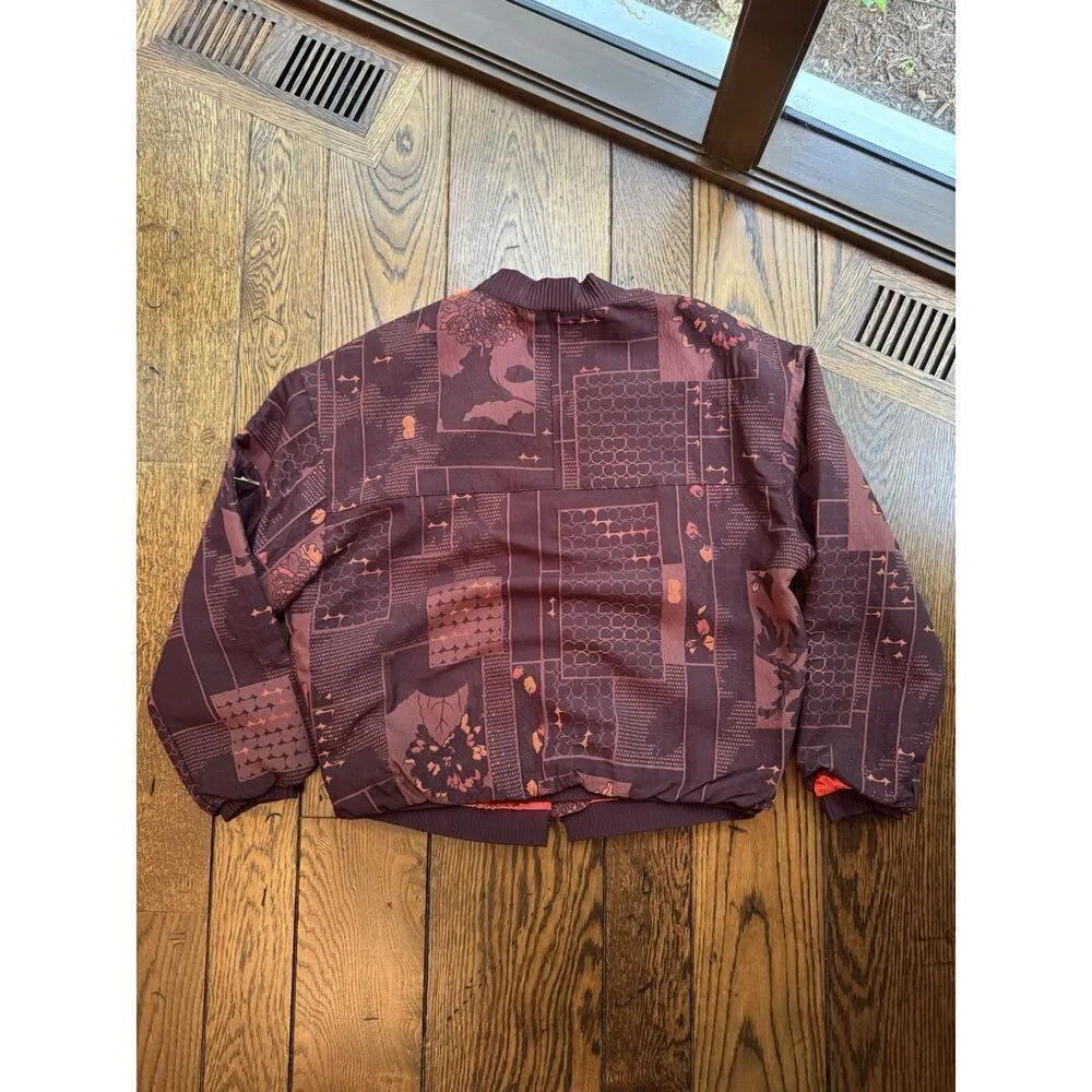 Nike Naomi Osaka Sustainable Materials Woven Jacquard Jacket Crimson Size Small - Image 5