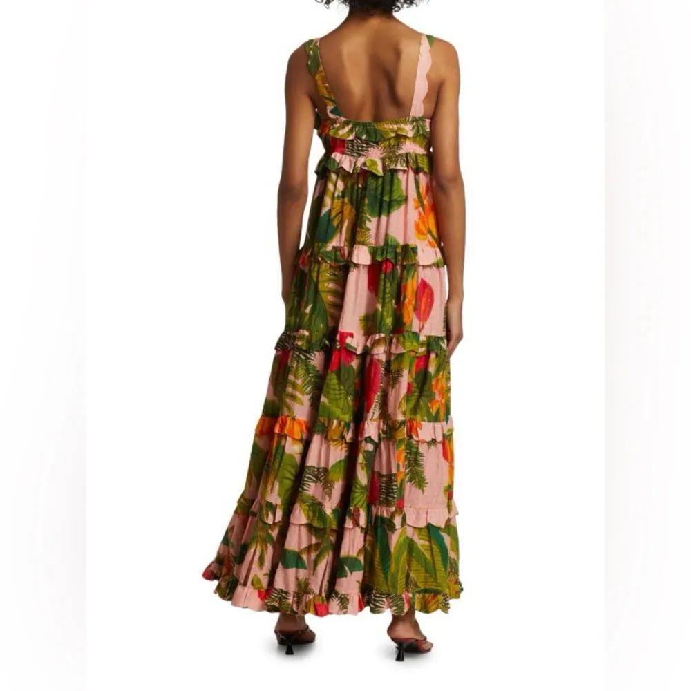 NWT Farm Rio Cocoa Forest Maxi Dress | S - Image 2