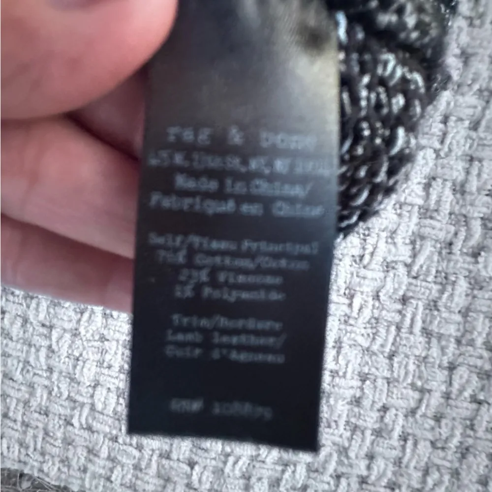 rag & bone WOMEBS large a as Black and Gray Bomber Jacket - Image 9