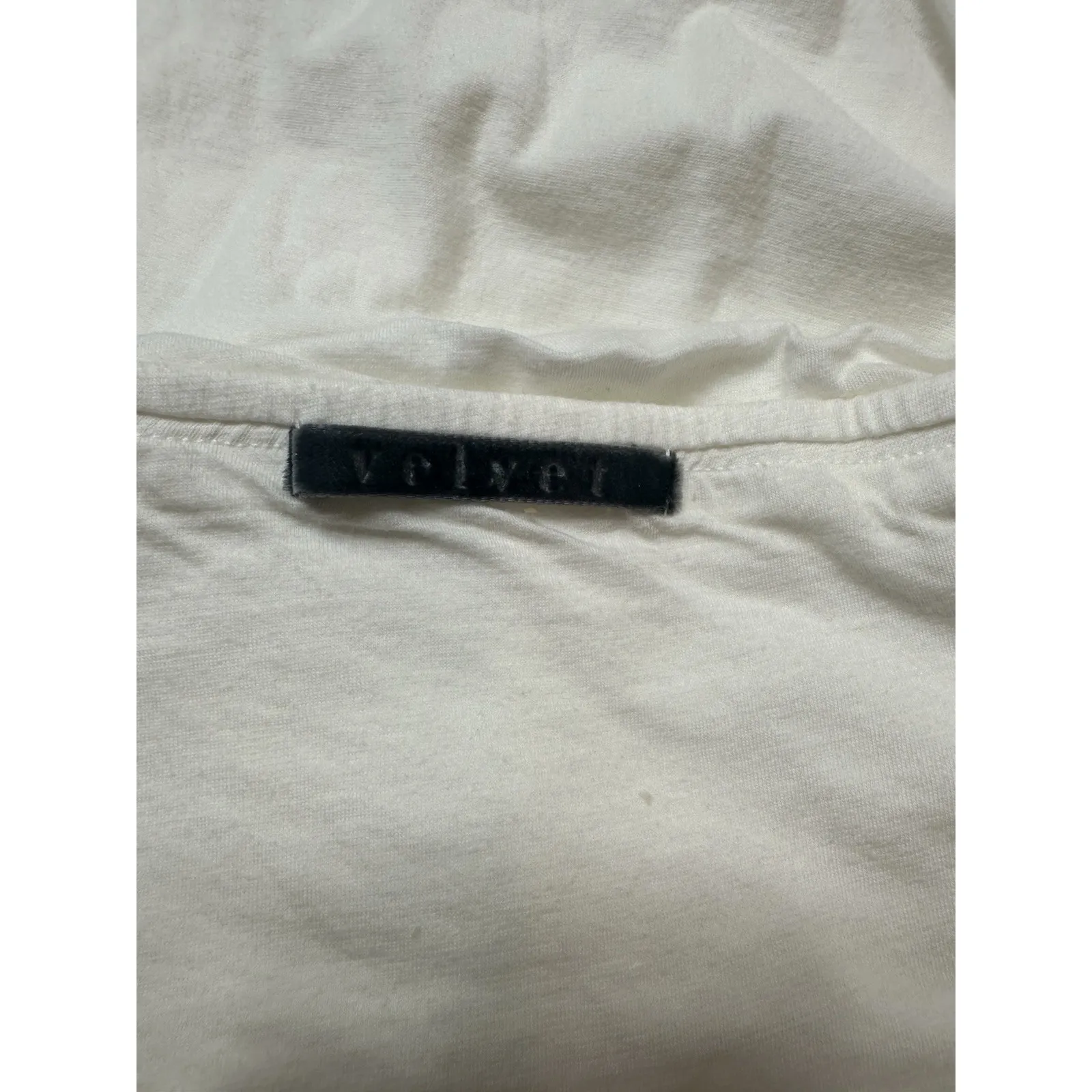 Velvet by Graham & Spencer White Strapless Maxi Dress Small‎ Made in USA Pockets - Image 4