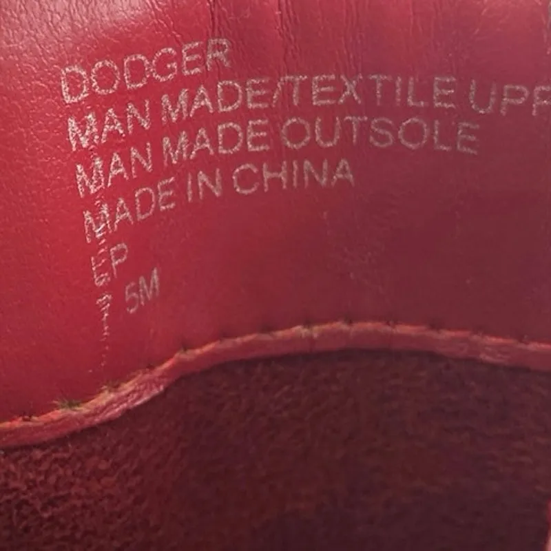 Charles by Charles David Dodger Red Snakeskin Leather Studded Chelsea Boots 7.5M - Image 7