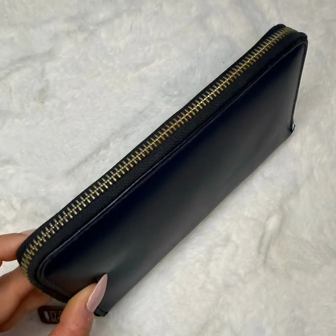 MARC JACOBS Navy Blue Zip Around Wallet - Image 6