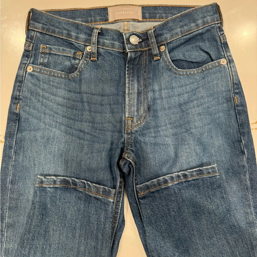 Everlane Ankle Jeans Size 25 Low Rise Medium Blue Wash - Image 9