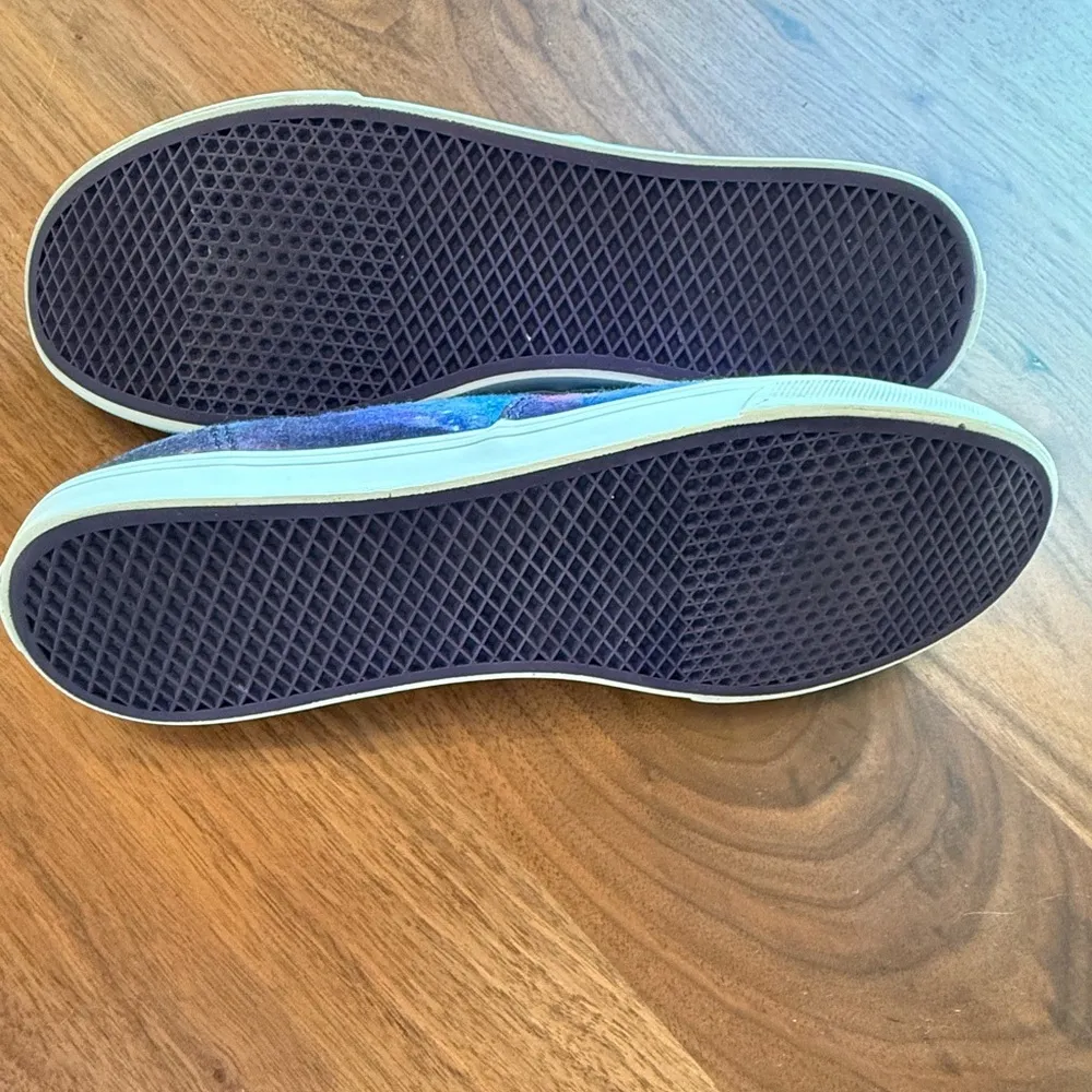 Vans Off The Wall Skate Shoes Lace Up Galaxy Blue Woman’s Size 9 Men’s Size 7.5 - Image 9