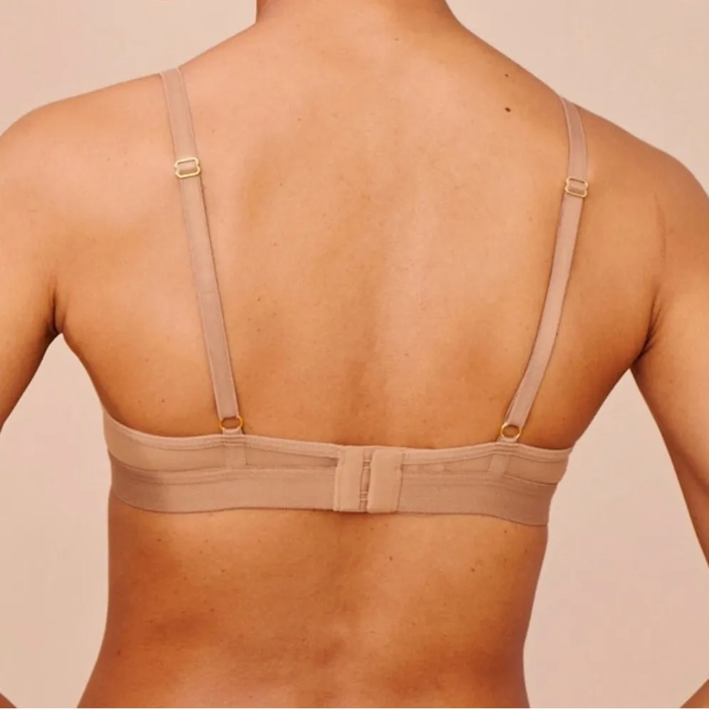 Pepper Mesh All You Bra in Tuscan Size 34A Tan - Image 2