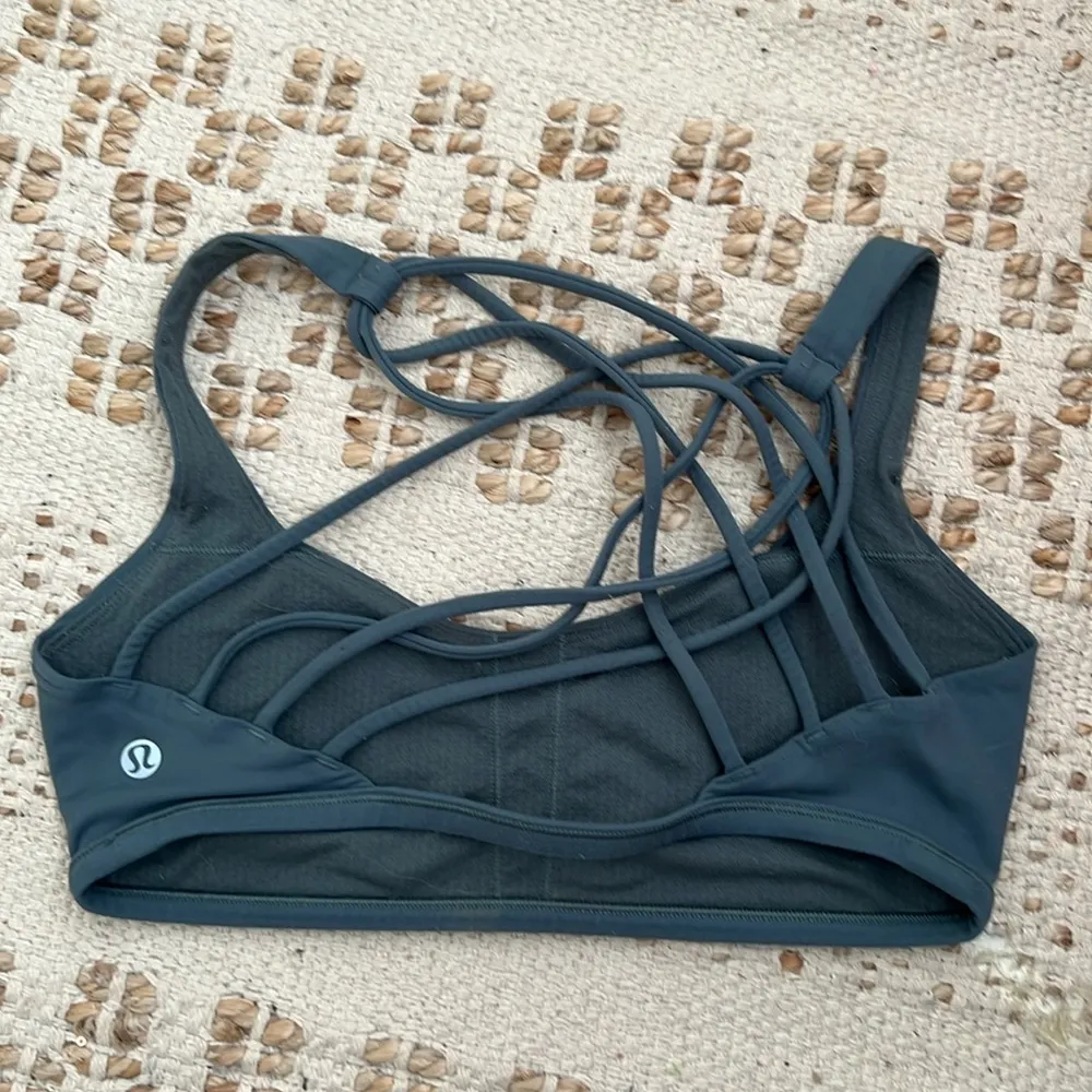 Free To Be Wild Teal Sports Bra - Image 3
