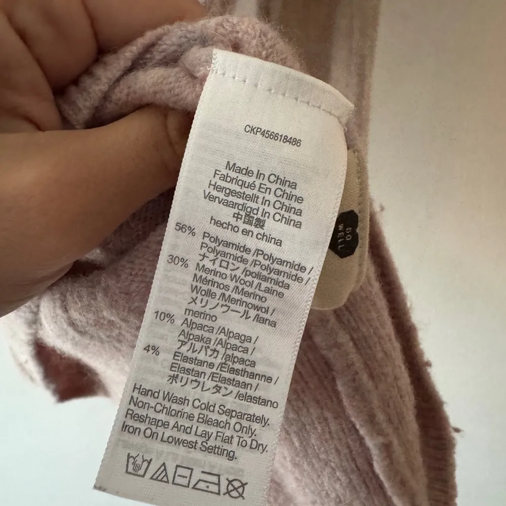 Madewell Striped Bowden Henley Sweater in Coziest Yarn Merino Wool and Alpaca - Image 8