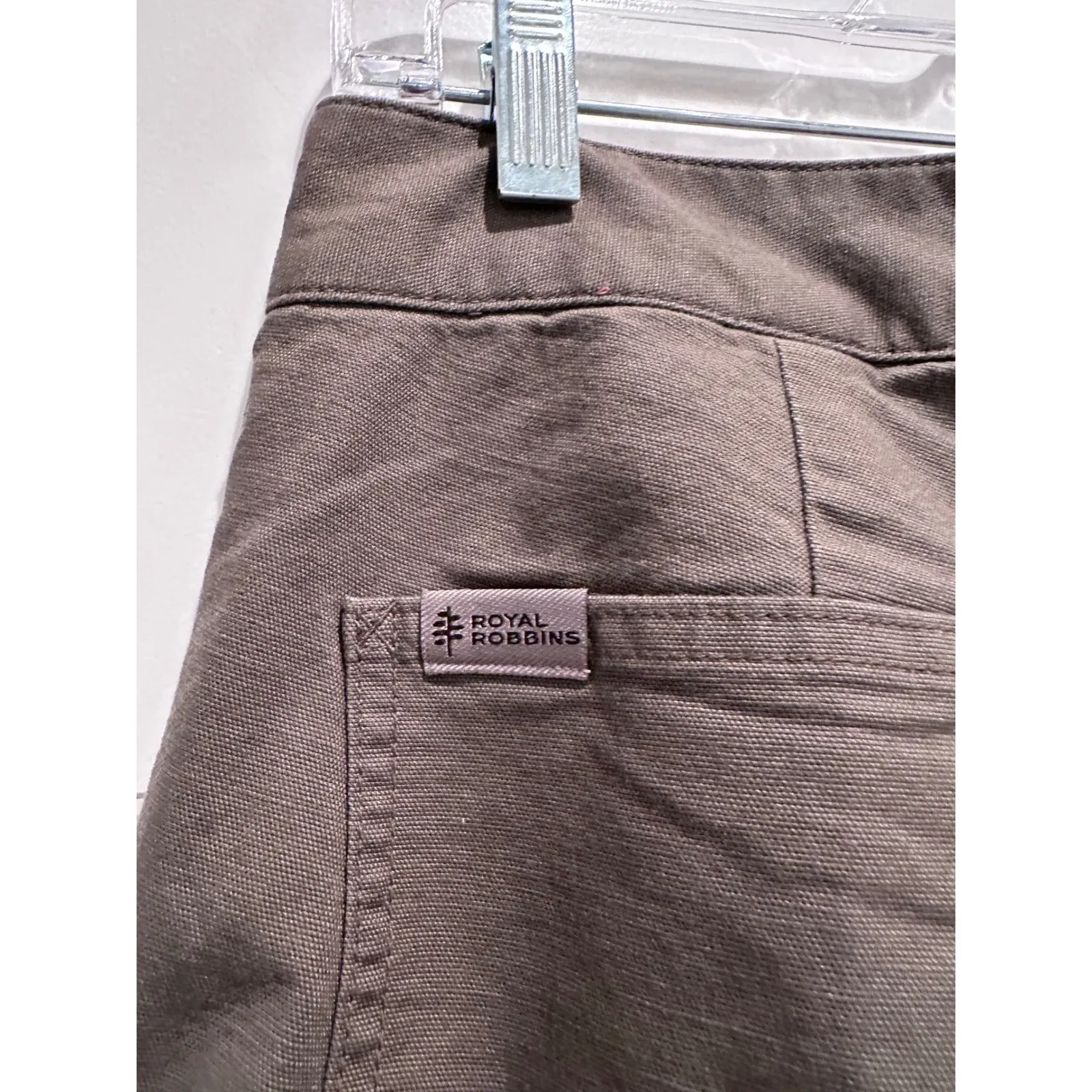 Royal Robbins Women's Forest Green Billy Goat Fleece Lined Hiking Pants Size 4 - Image 8