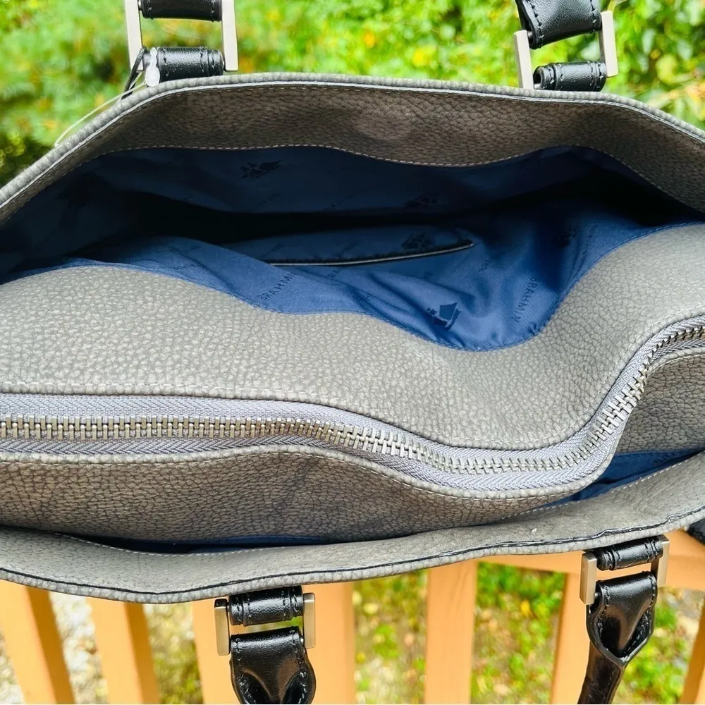 Brahmin Beckett Weekender Bag In Charcoal Asian Color-Spacious and Stylish NWT - Image 5