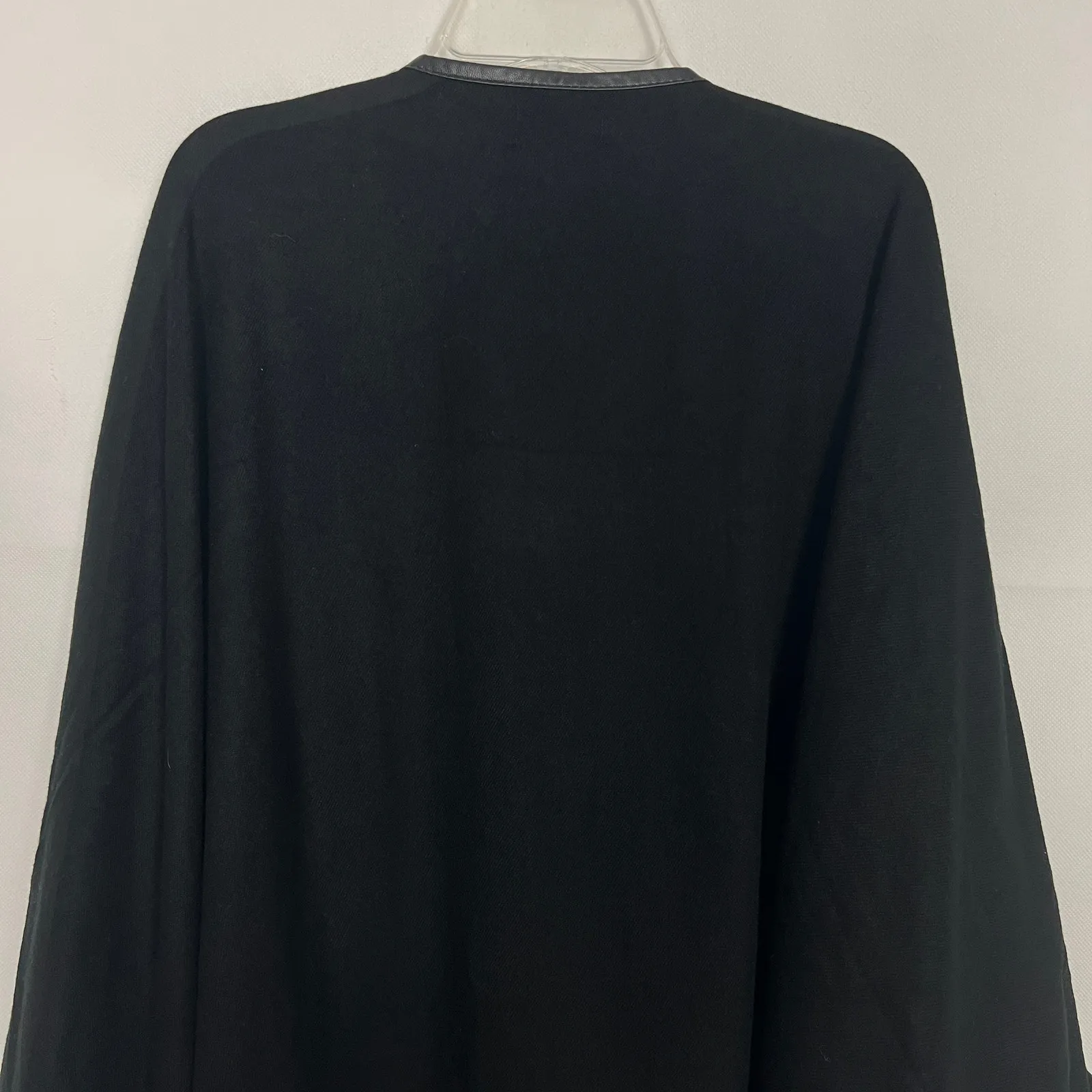 NWT Jones New York 1/4 Button Black Cape One Size - Image 9