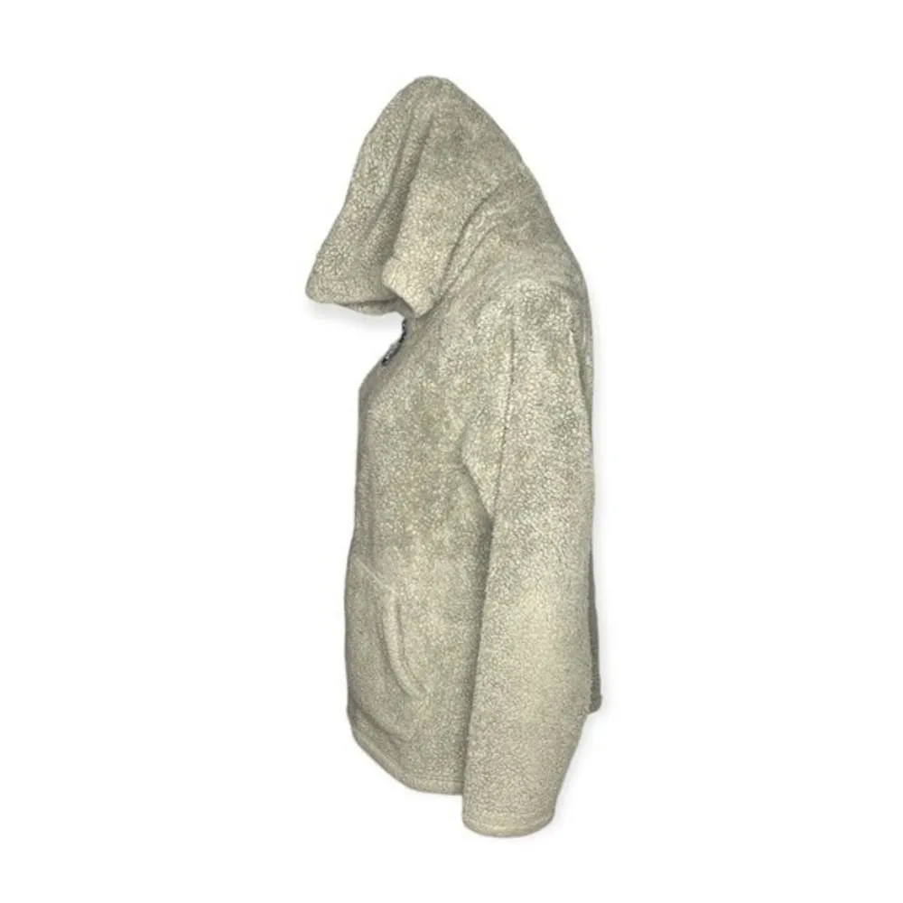 PINK Victoria’s Secret Half Zip Fleece Teddy Pull Over Shake Green Size Small - Image 4