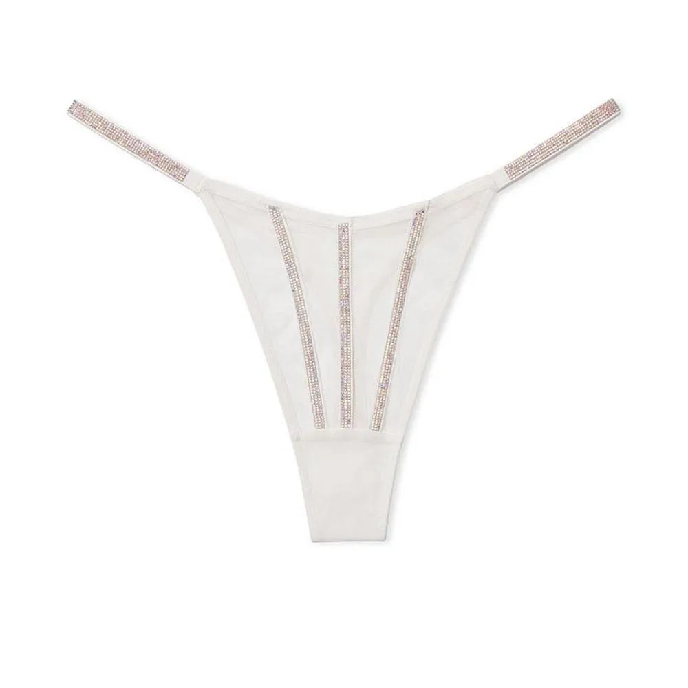 Victoria’s Secret Sheer Shine Waist-Cinching Garter Belt
And Thong Set - Image 4