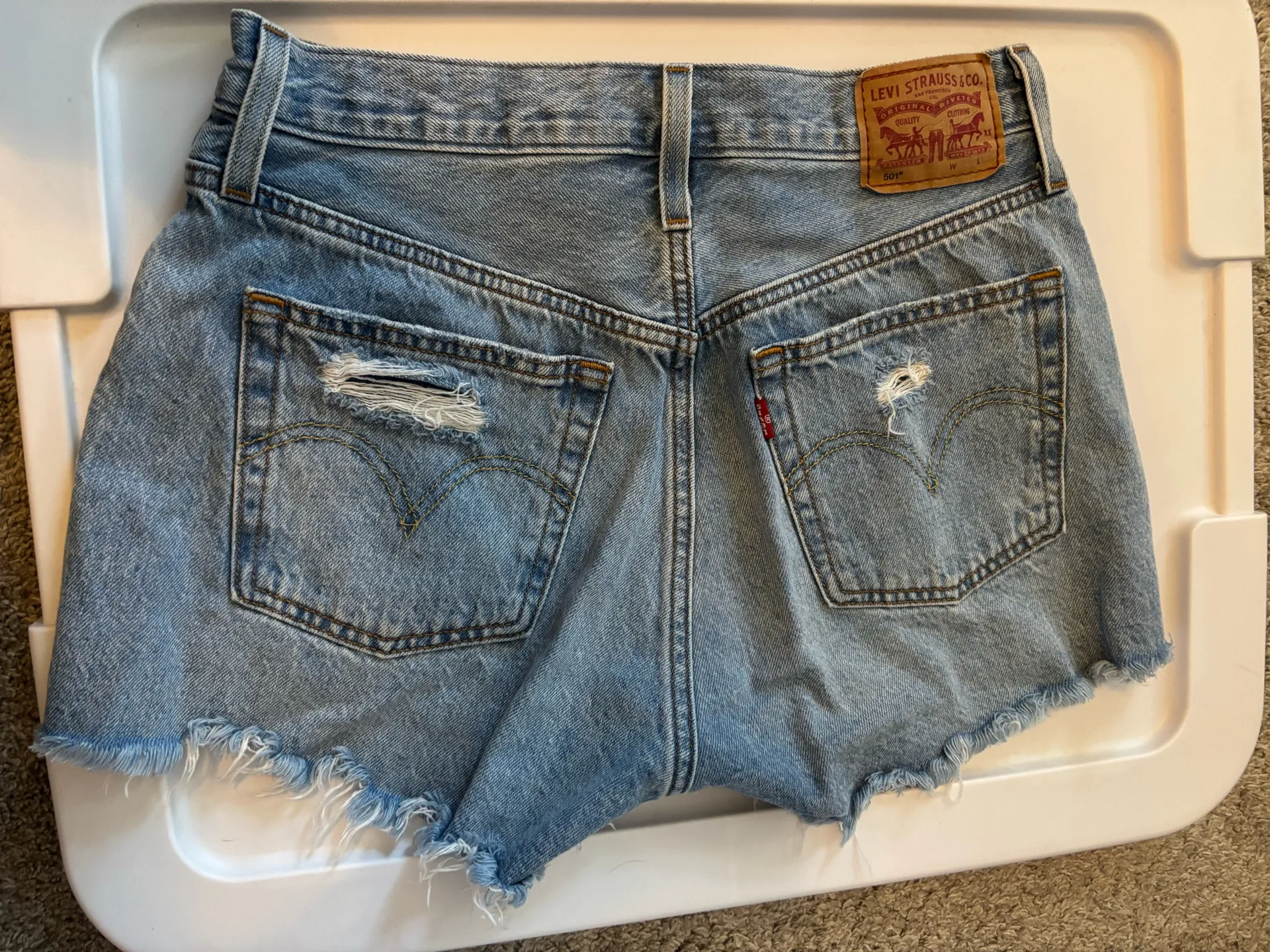 Levi’s Jean Shorts 501 - Image 2