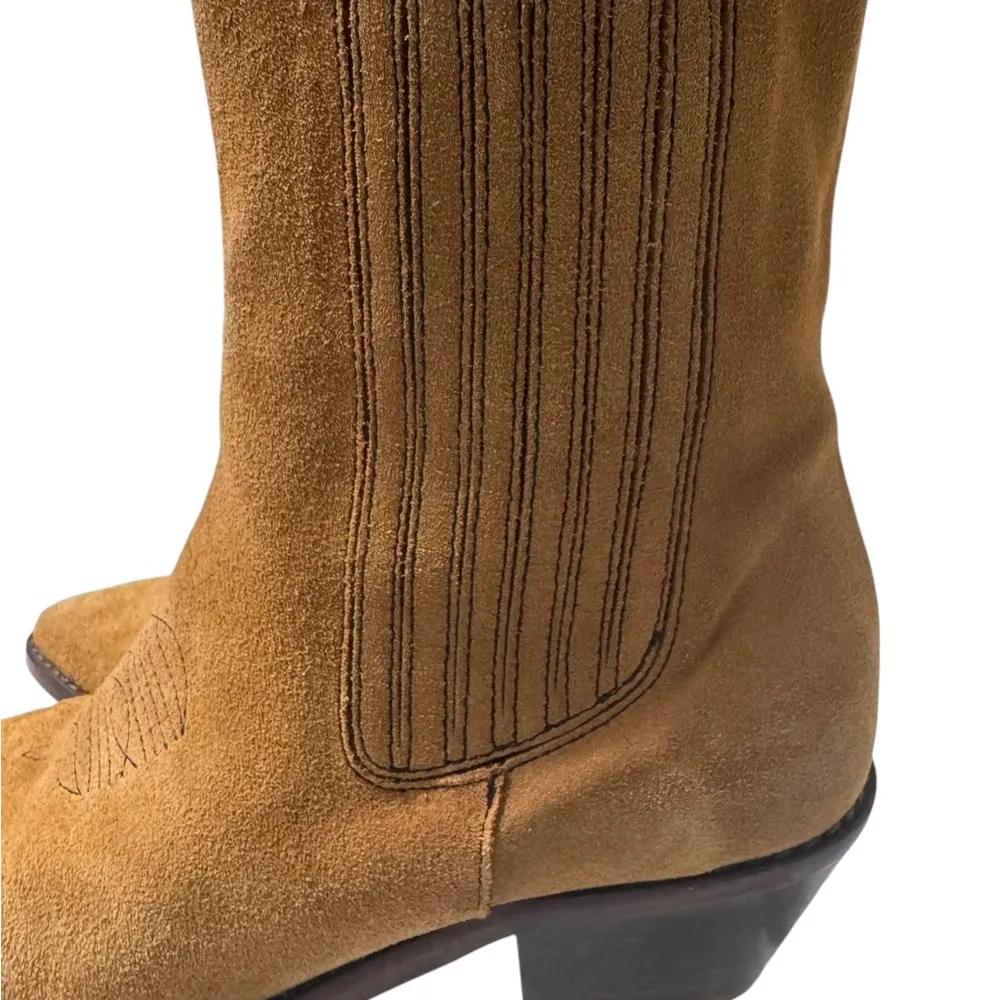 Zadig & Voltaire Suede Western Ankle Boots Size 37 - Image 6