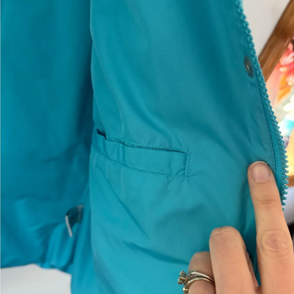 Vintage Talbots Turquoise Quilted Vest size large - Image 6