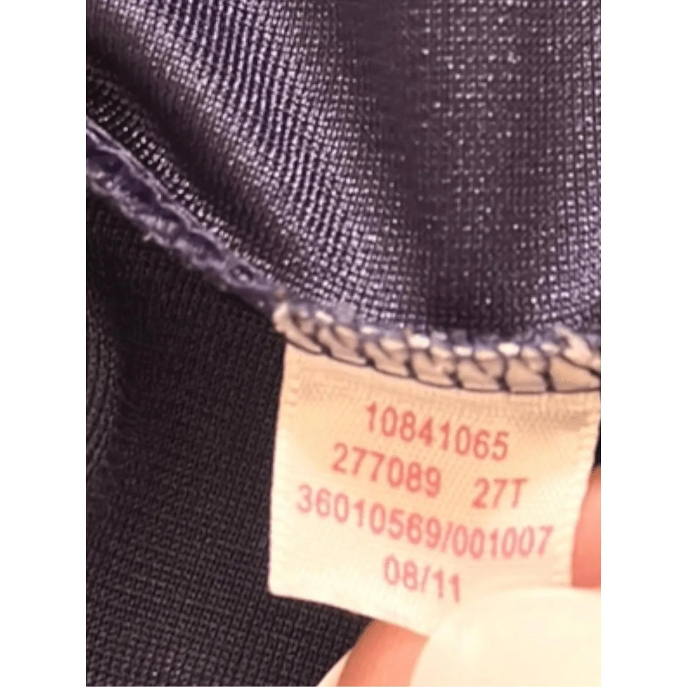 PINK NFL Broncos Womens Blue Sequin Glitter Jersey Sporty Fanwear Size XS - Image 7