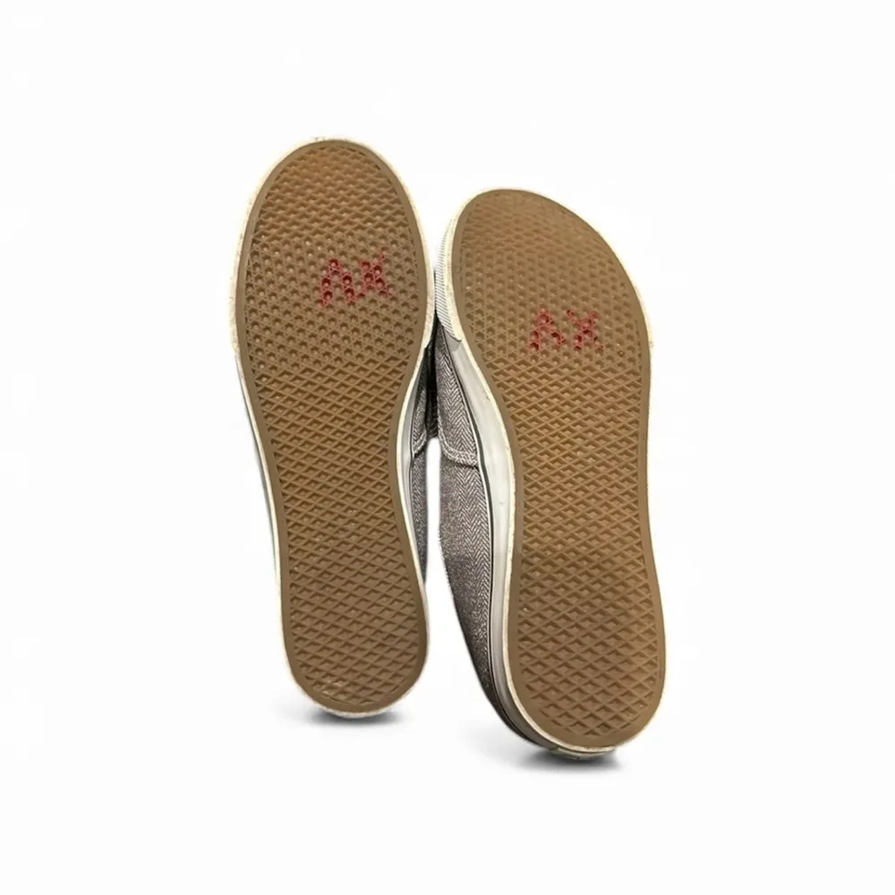 Men’s size 6, women’s size 7.5 Vans grey canvas herringbone - Image 4