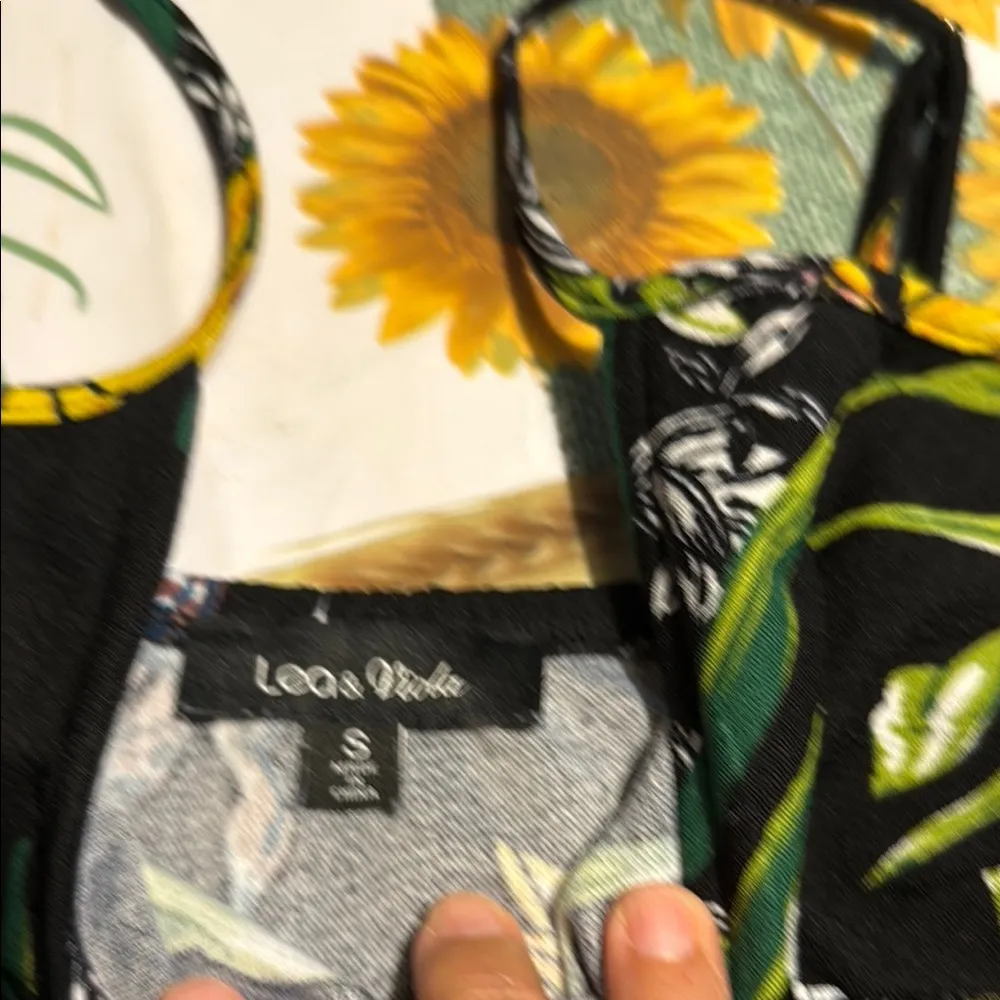 Lea & Viola Black Floral Jumpsuit - Image 2