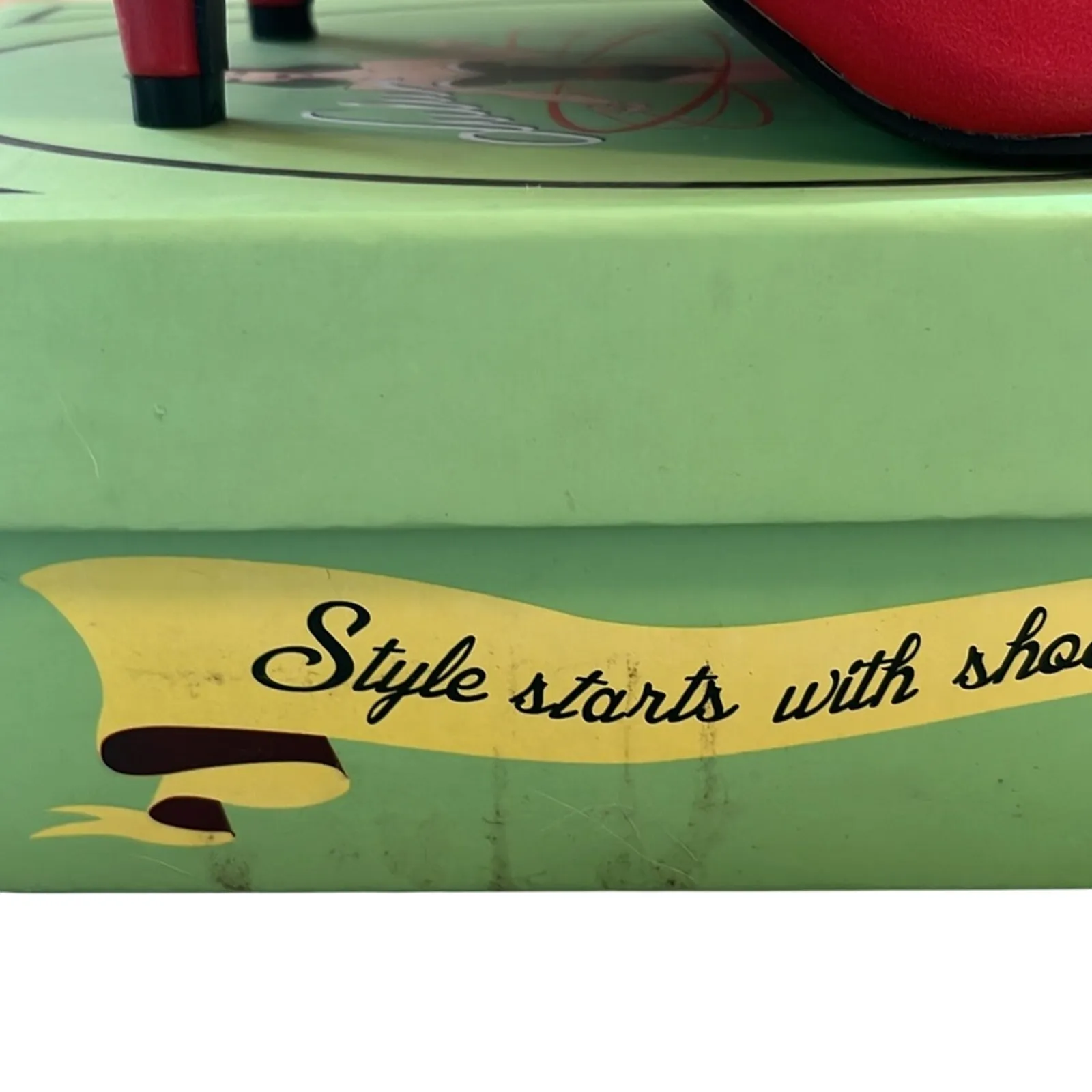 Lulu Hun London Jeanie High Heel Red and White Size 7 eu 38 UK 5 - Image 8