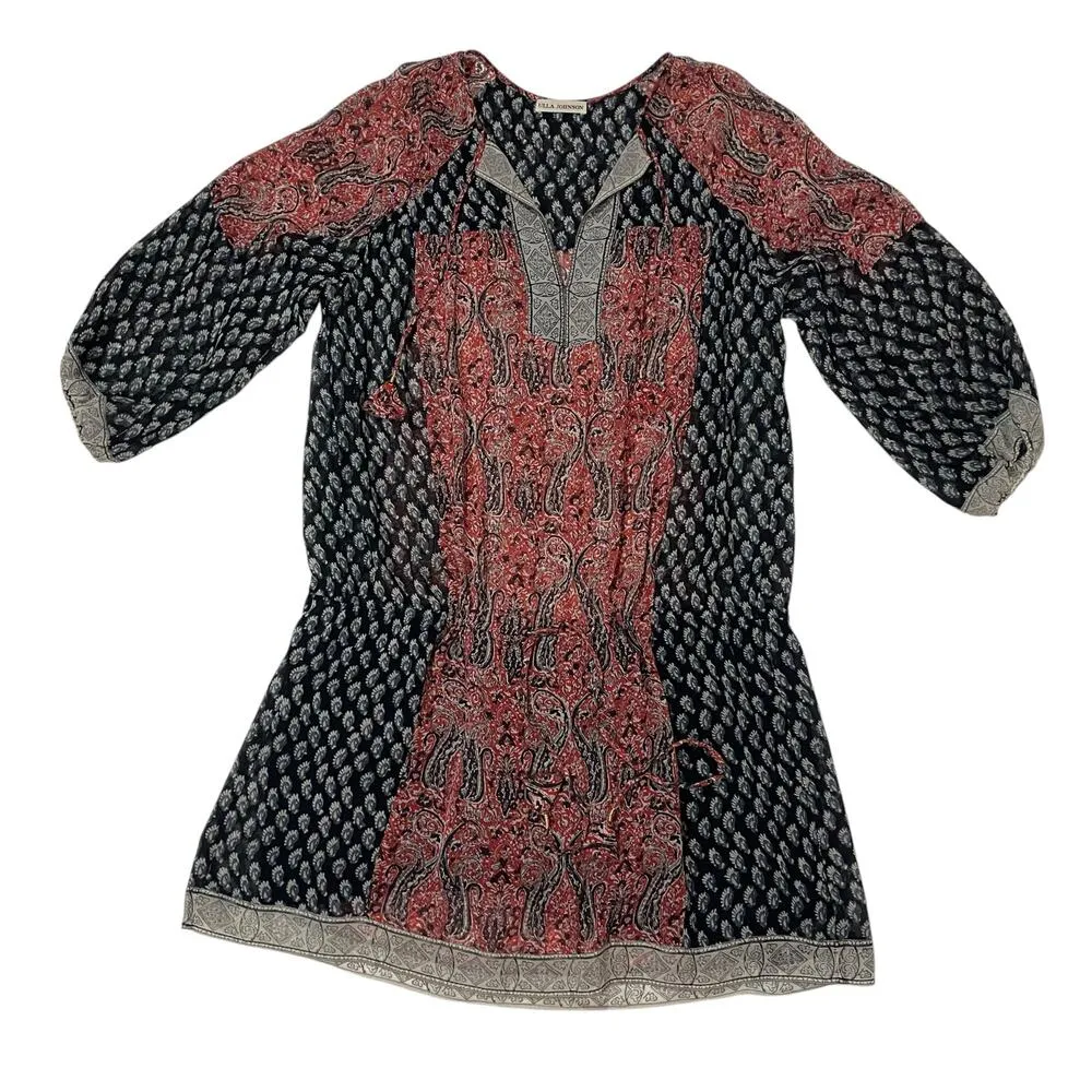 Ulla Johnson Silk Salinas Dress - Coral - 2 - Image 7