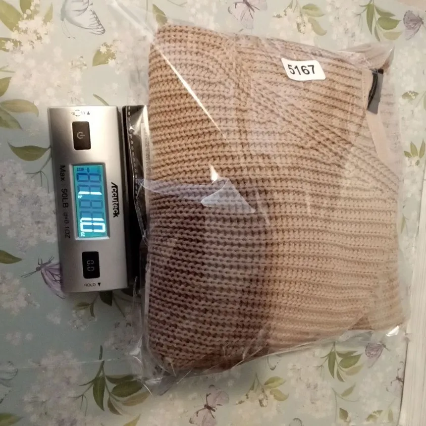 Jenni Kayne V-Neck Ribbed Sweater Organic Cotton Blend Minimalist Size Large - Image 9