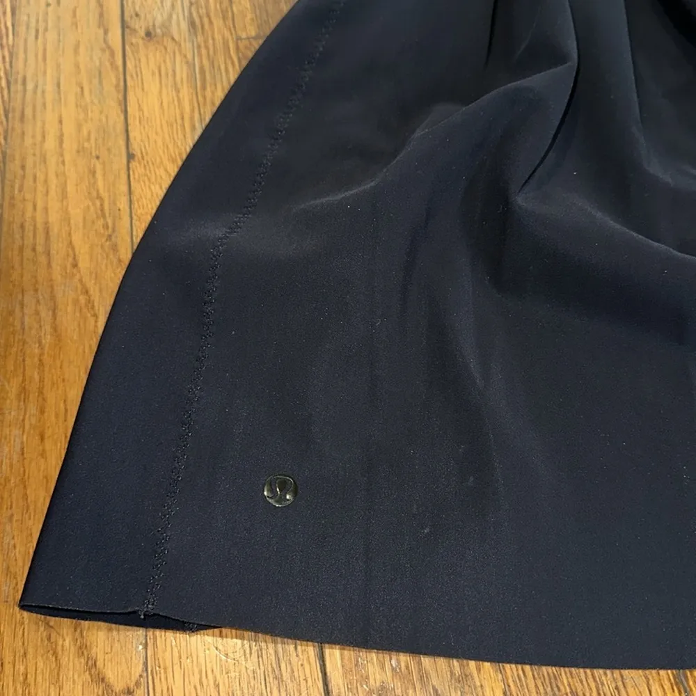 Lululemon Athletica here to there black flare mini dress racerback scuba - Image 7