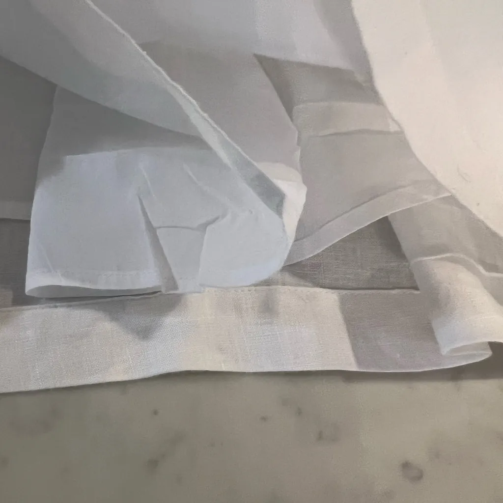 J. Jill Love Linen White Button Down Dress Petite Large EUC Size undefined - Image 4