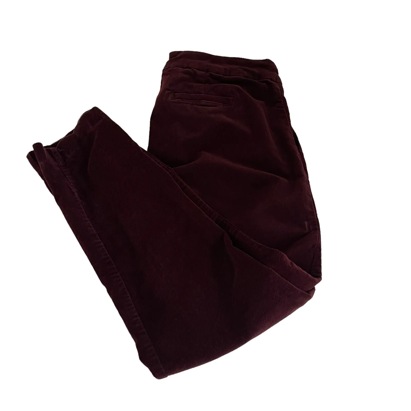 Kut From‎ The Kloth Size 8 Red Wine Cordouroy Cropped Pants - Image 10