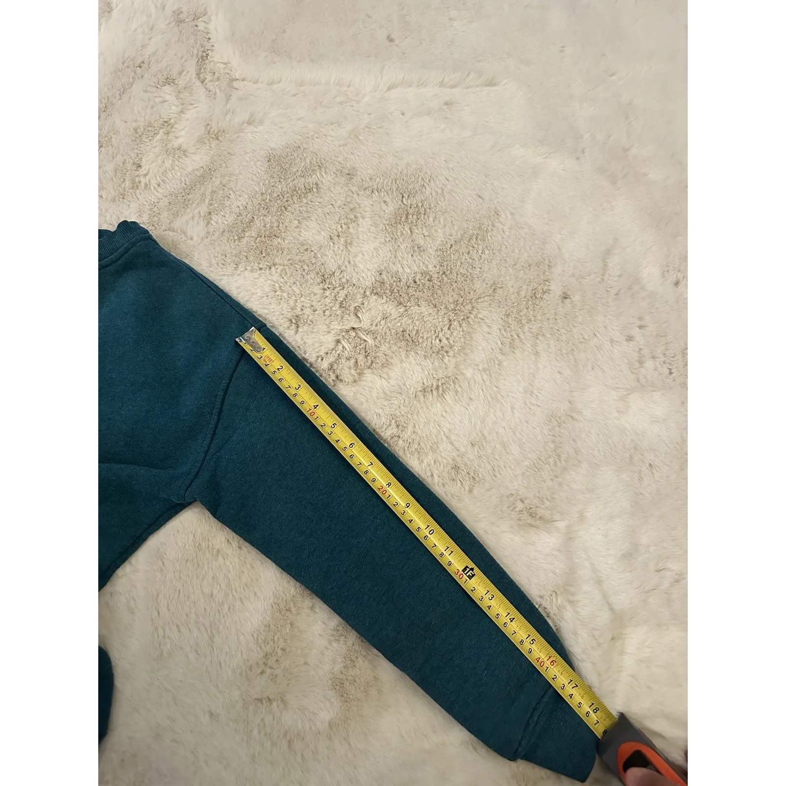 Women's DANSKIN Turquoise Drop Shoulder Sweatshirt. Size‎ S - Image 7