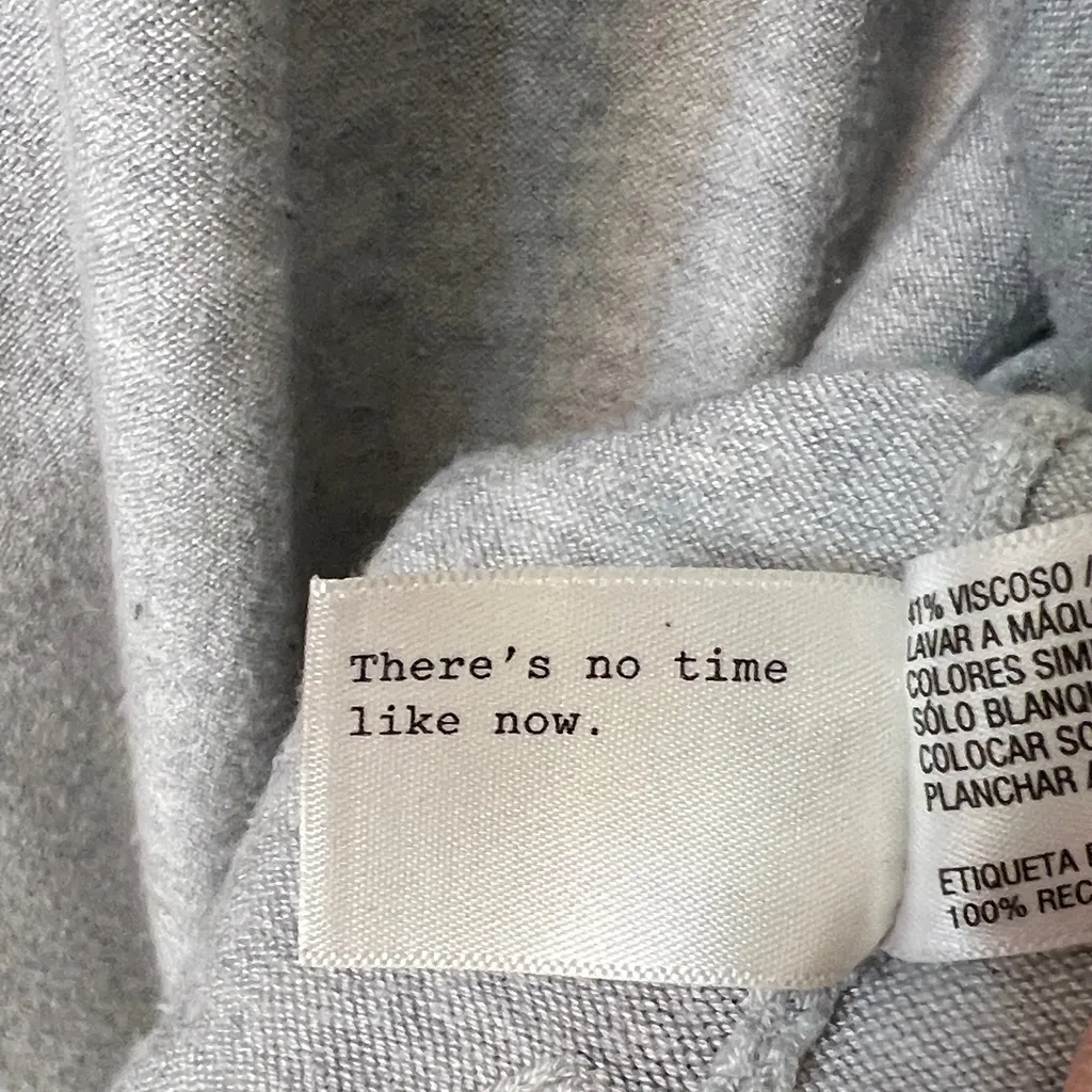 a new day Light Gray Open Cardigan - Image 4