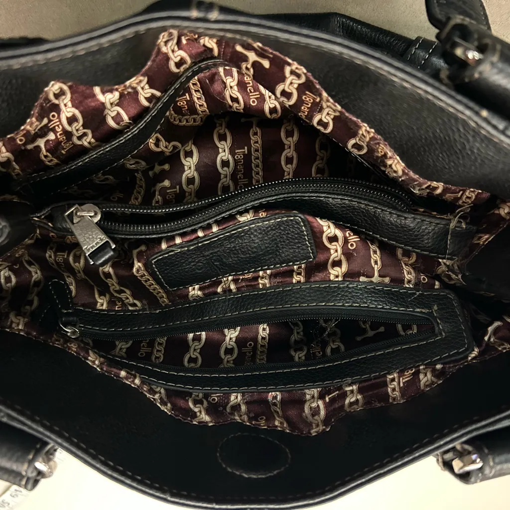 Purse Elegant Black Leather Handbag - Image 8