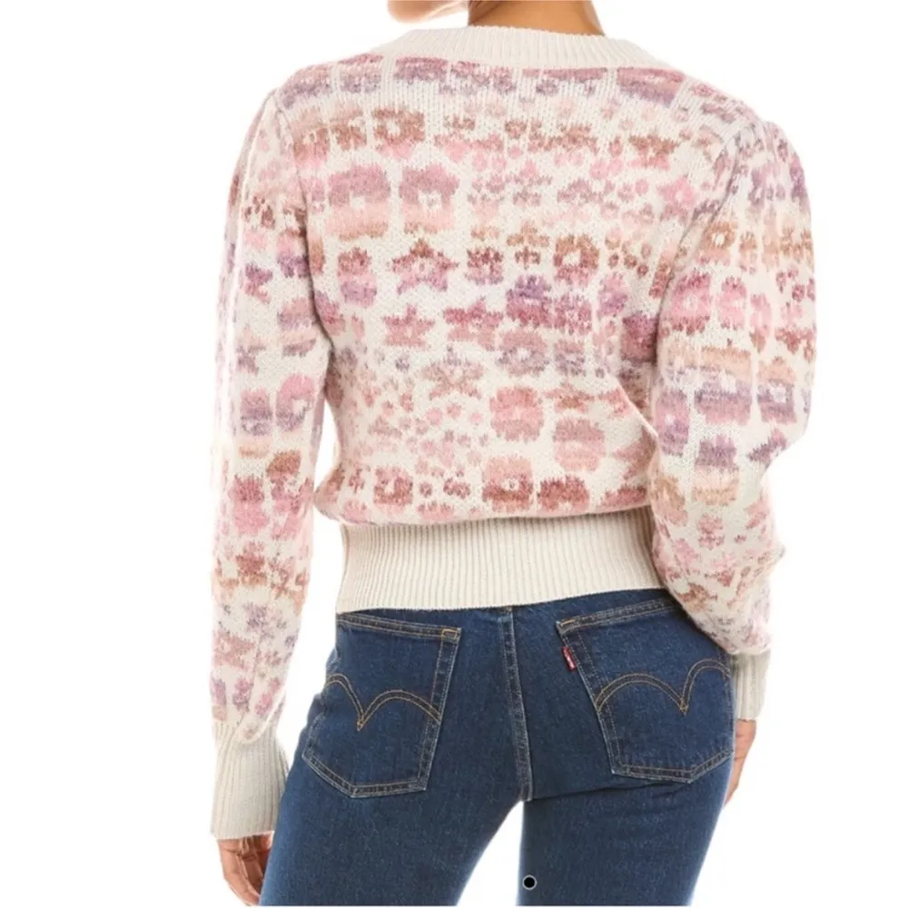 LOVESHACKFANCY Kirsten Pullover Sweater in Stardust Fantasy size XS - Image 8