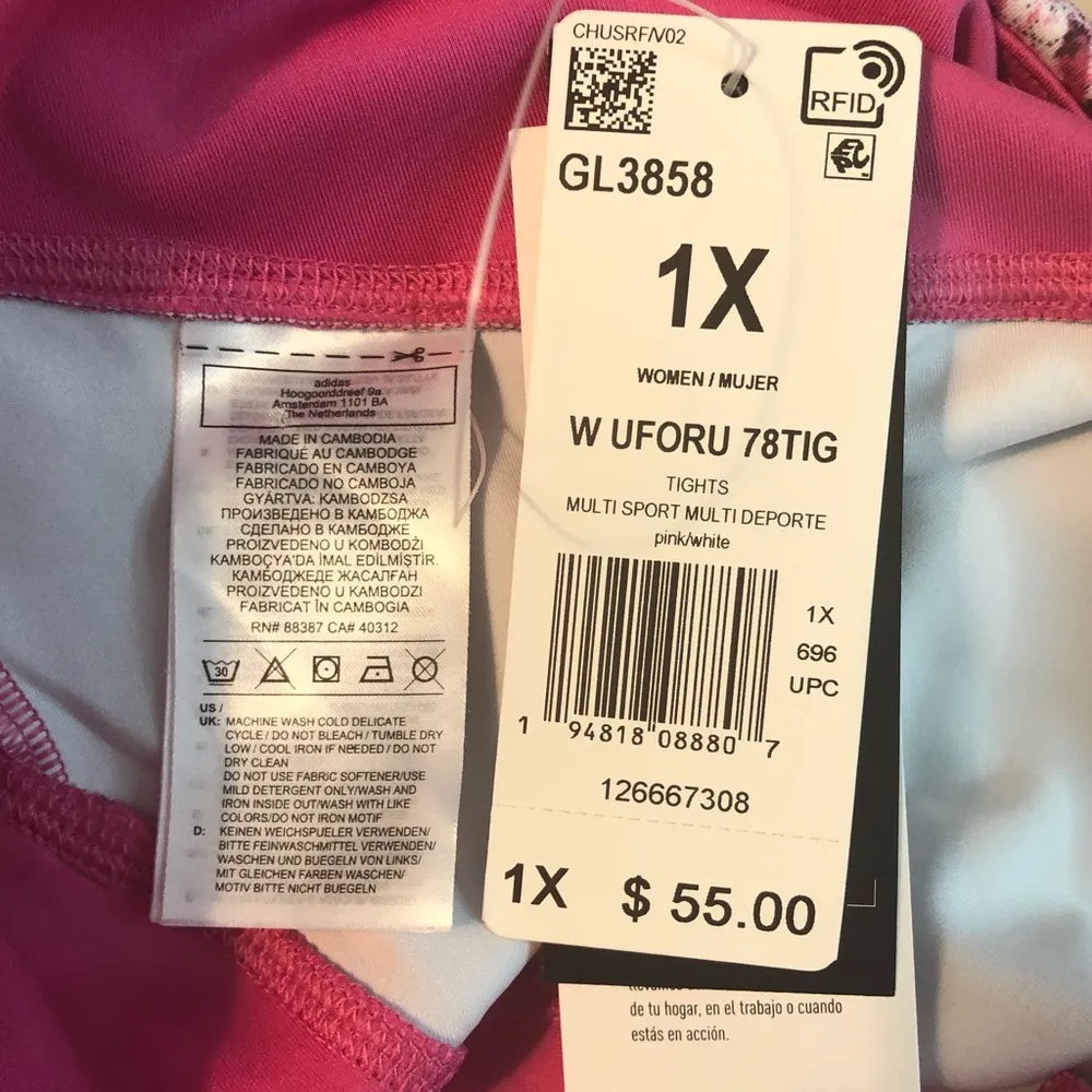 Adidas Zoe Saldana Leggings Women's High-Rise Primegreen Athletic Tights 1X NWT - Image 15