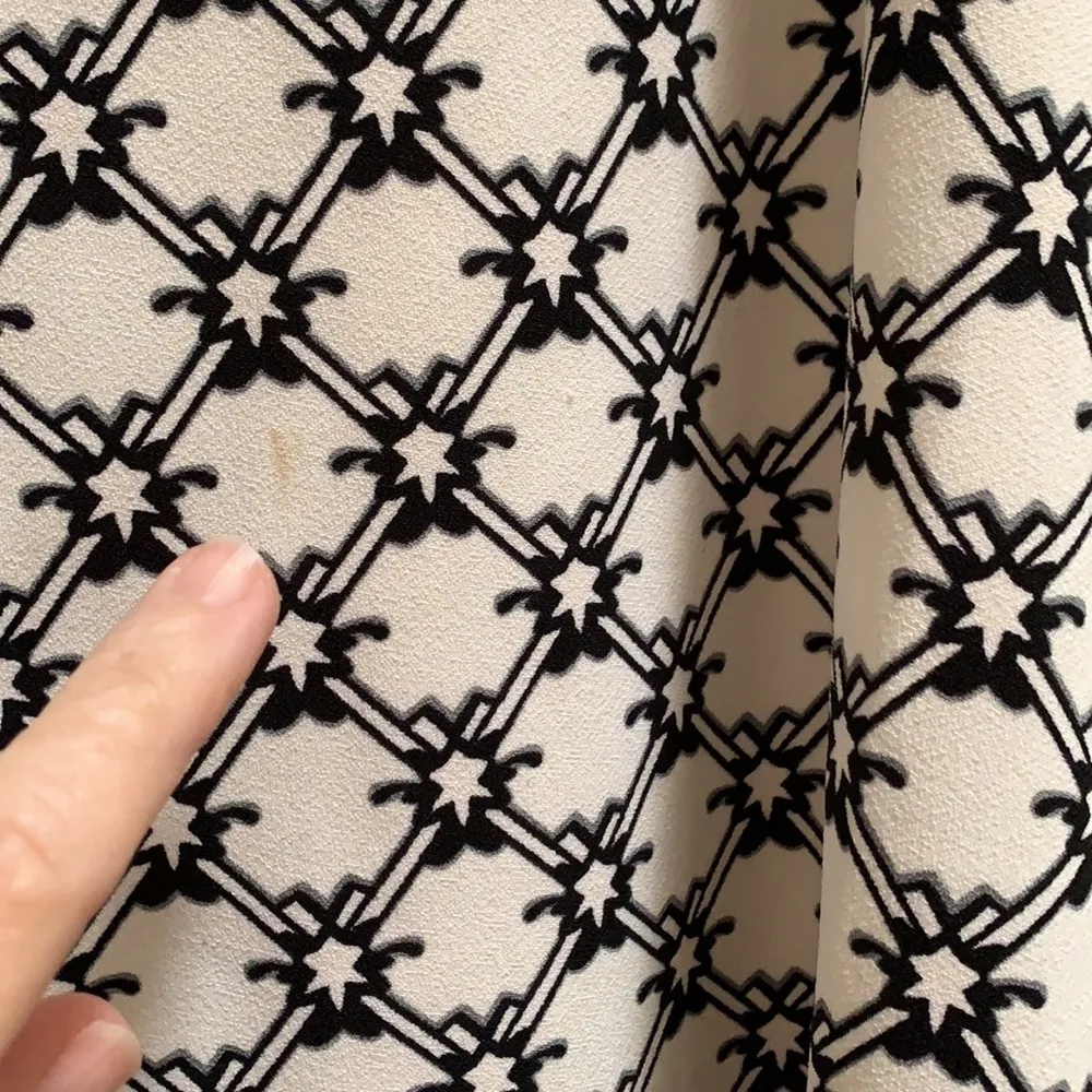 Sugar lips off white black dress XS small see photos small spots - Image 5