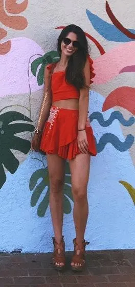 Free People Cute Red Set  - Image 5