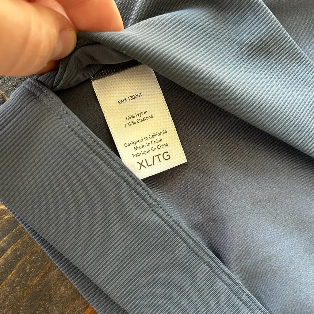 Revolve L*Space XL Chasing Rainbows Crop Top Sports Bra Gray Boho Hippie Yoga - Image 8