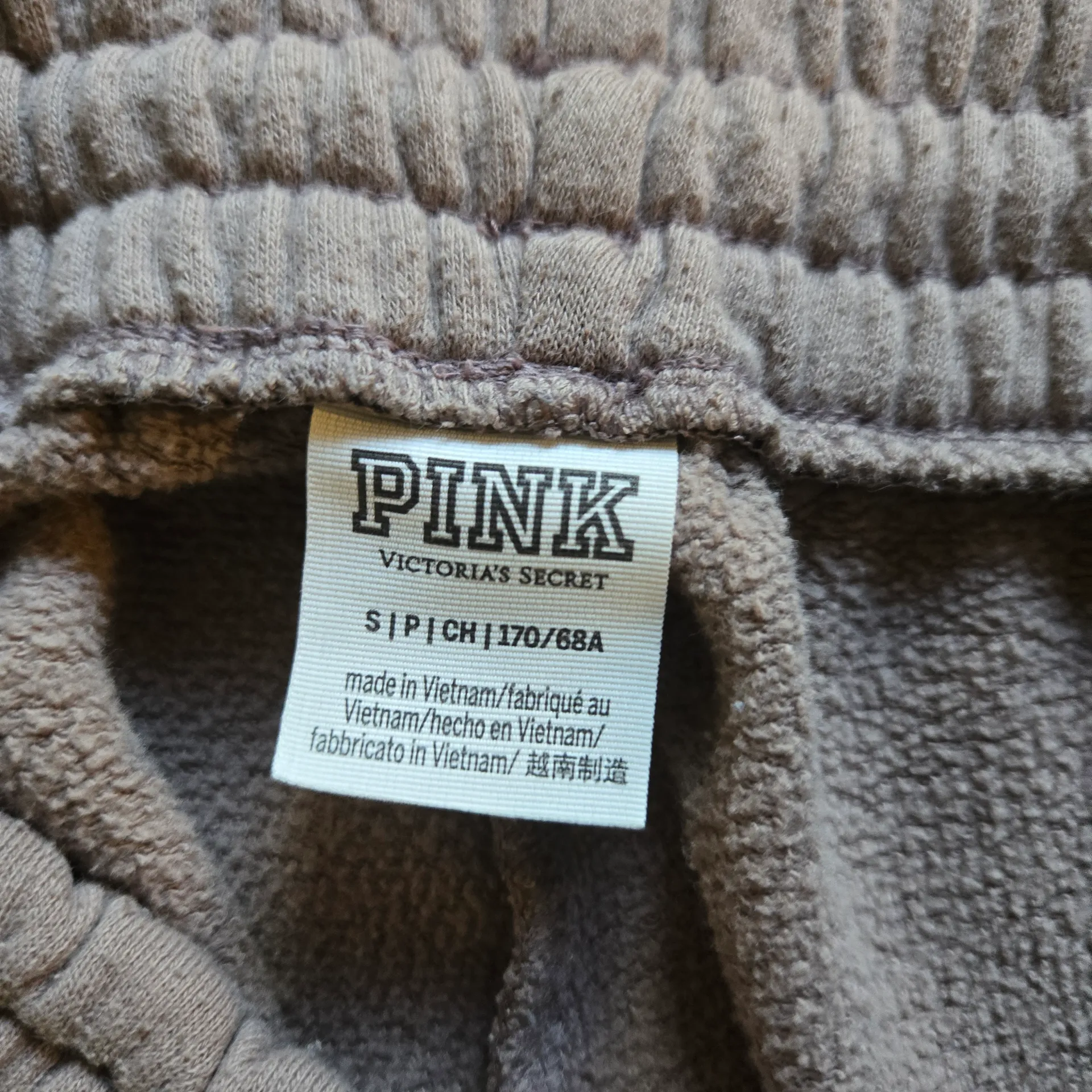 PINK Victoria's Secret Taupe Lounge Pants Womens Size Small - Image 6
