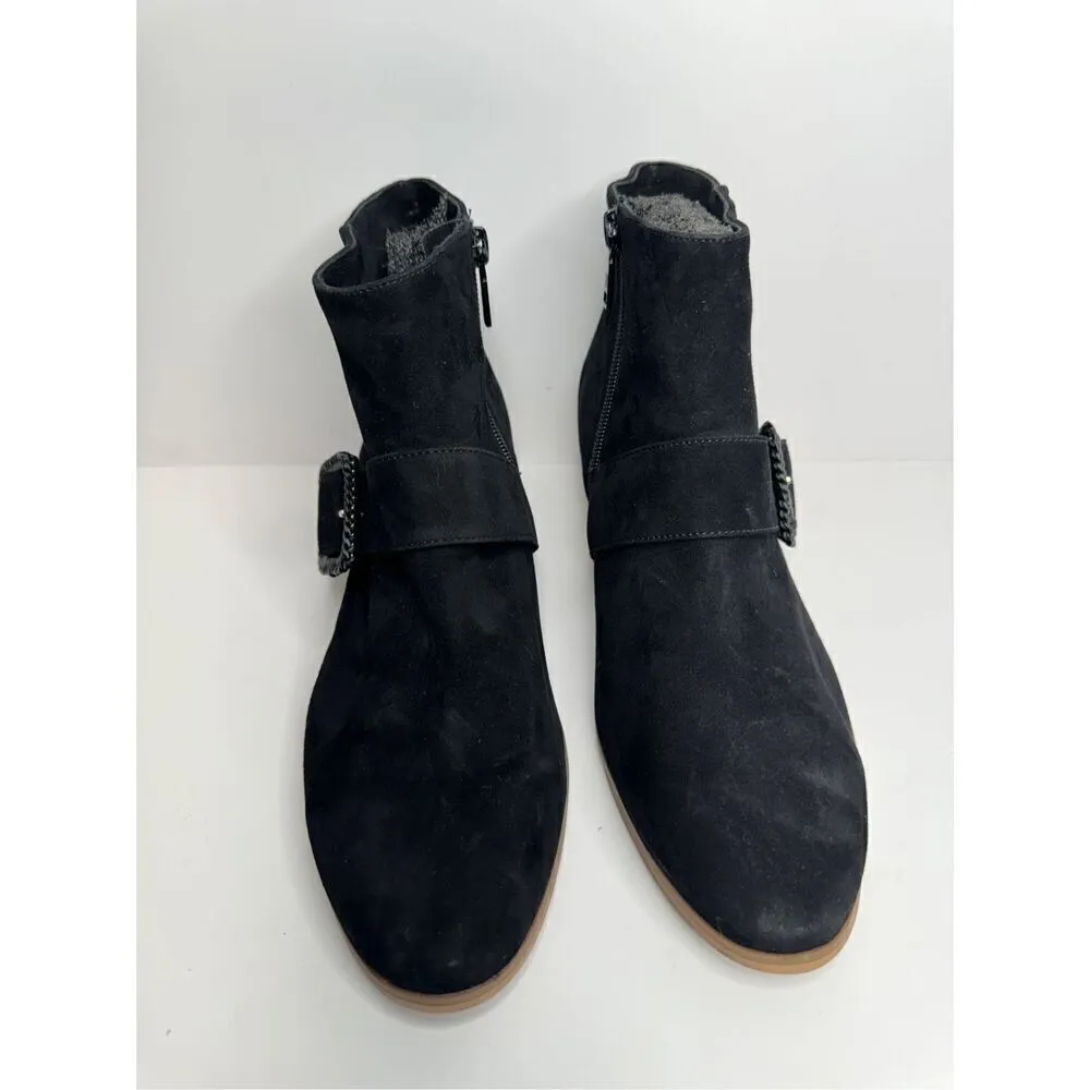 Jack Rogers Boots Women's Izzie Size 8.5 Black Block Heel Ankle Booties - Image 4