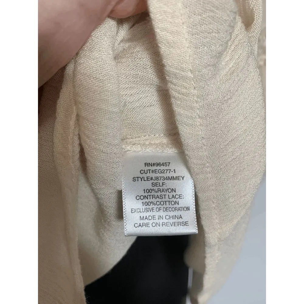 Love on a Hanger Boho Rayon Lace Blouse - Image 7