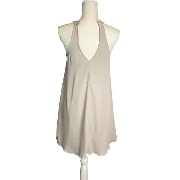 Ellui Boutique Sleeveless Taupe‎ Dress Small - Image 3